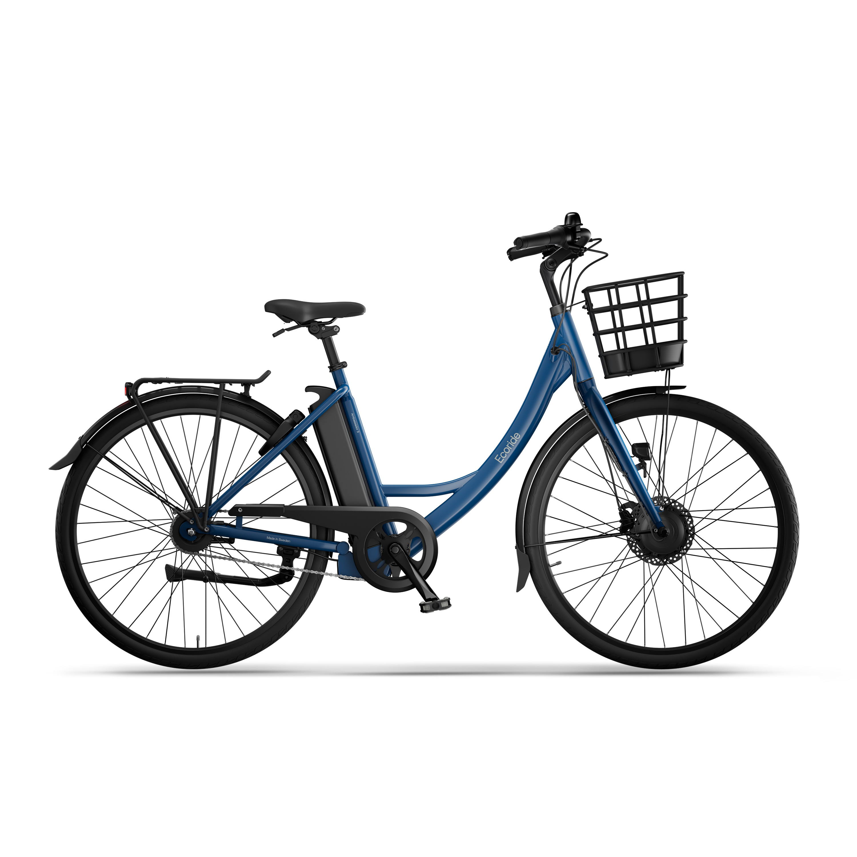 Ecoride Ambassador 3 Navmotor | Kjede | Fotbrems, Blå, One-size (M/L)