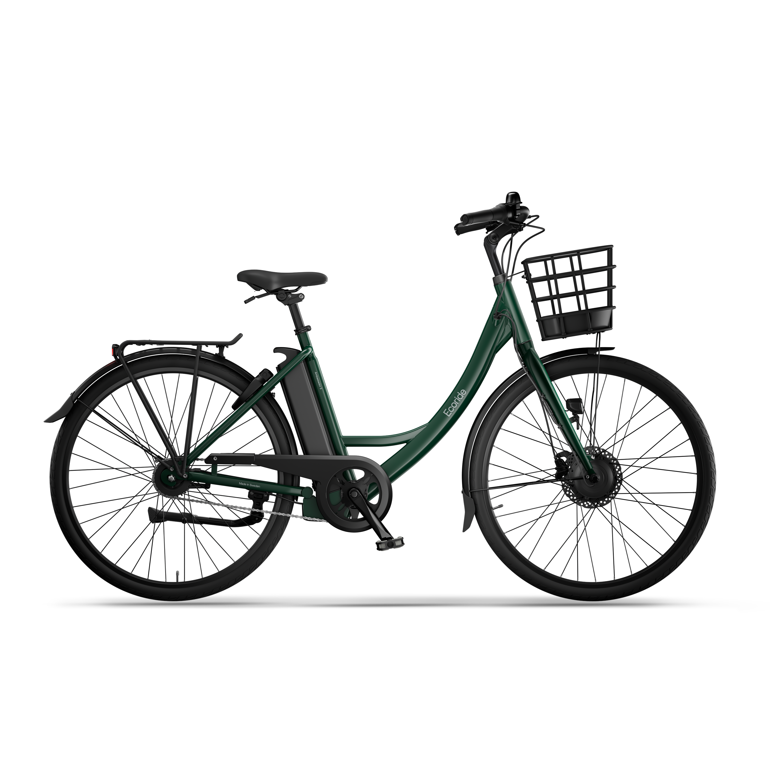 Ecoride Ambassador 3 Navmotor | Kjede | Fotbrems, Grønn, One-size (M/L)